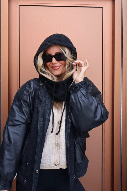 Valentin Studio - Knitted Balaclava - Black Elefanthuer 