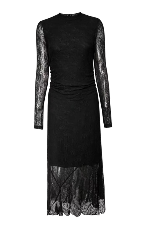 Valentin Studio - Lace Dress Ch162968e - Black Kjoler 