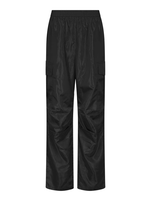Valentin Studio - Shine Cargo Pants 167593 - 100 - Black Bukser 