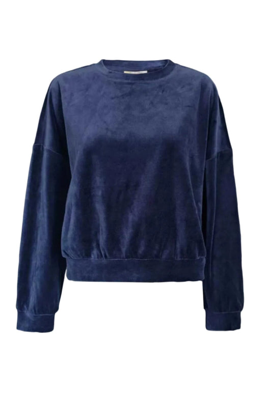 Valentin Studio - Velour Blouse - Royal Blue Bluser 