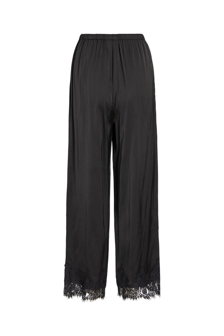 Vila - Vidutty Pri Lace Pants - 5176216 Black Beauty
