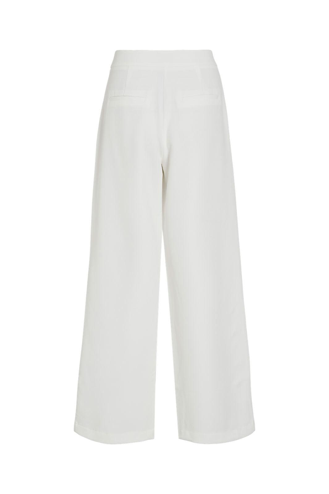 Vila - Vigery Winnie Wide Pants/Dc - 4950361 Cloud Dancer