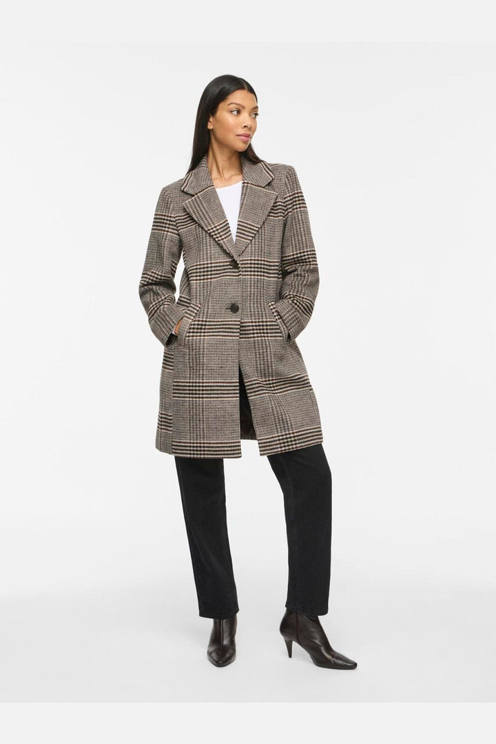 Vila - Vileova L/S Button Coat - 5063647 Coffee Bean Anna