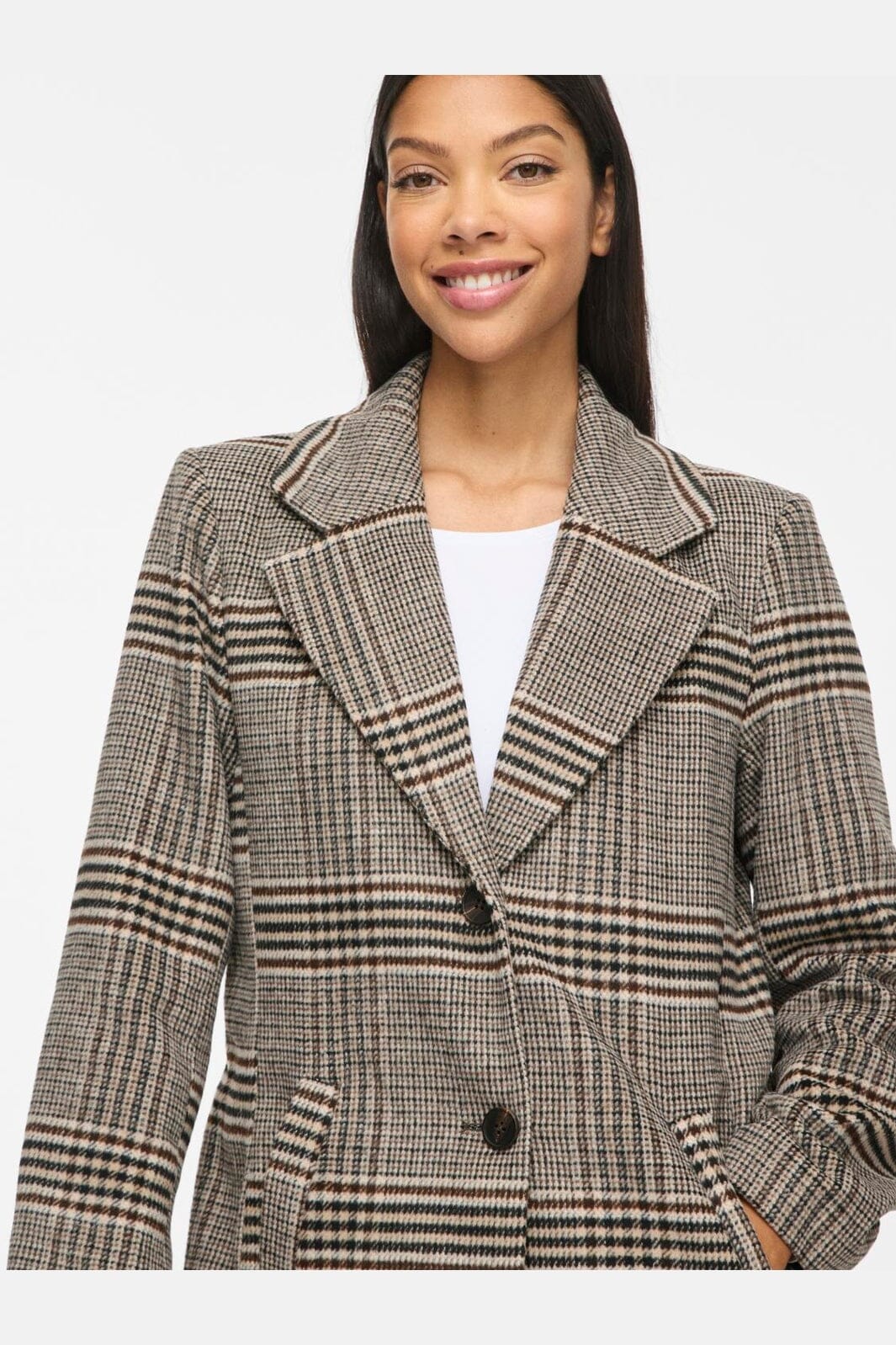 Vila - Vileova L/S Button Coat - 5063647 Coffee Bean Anna