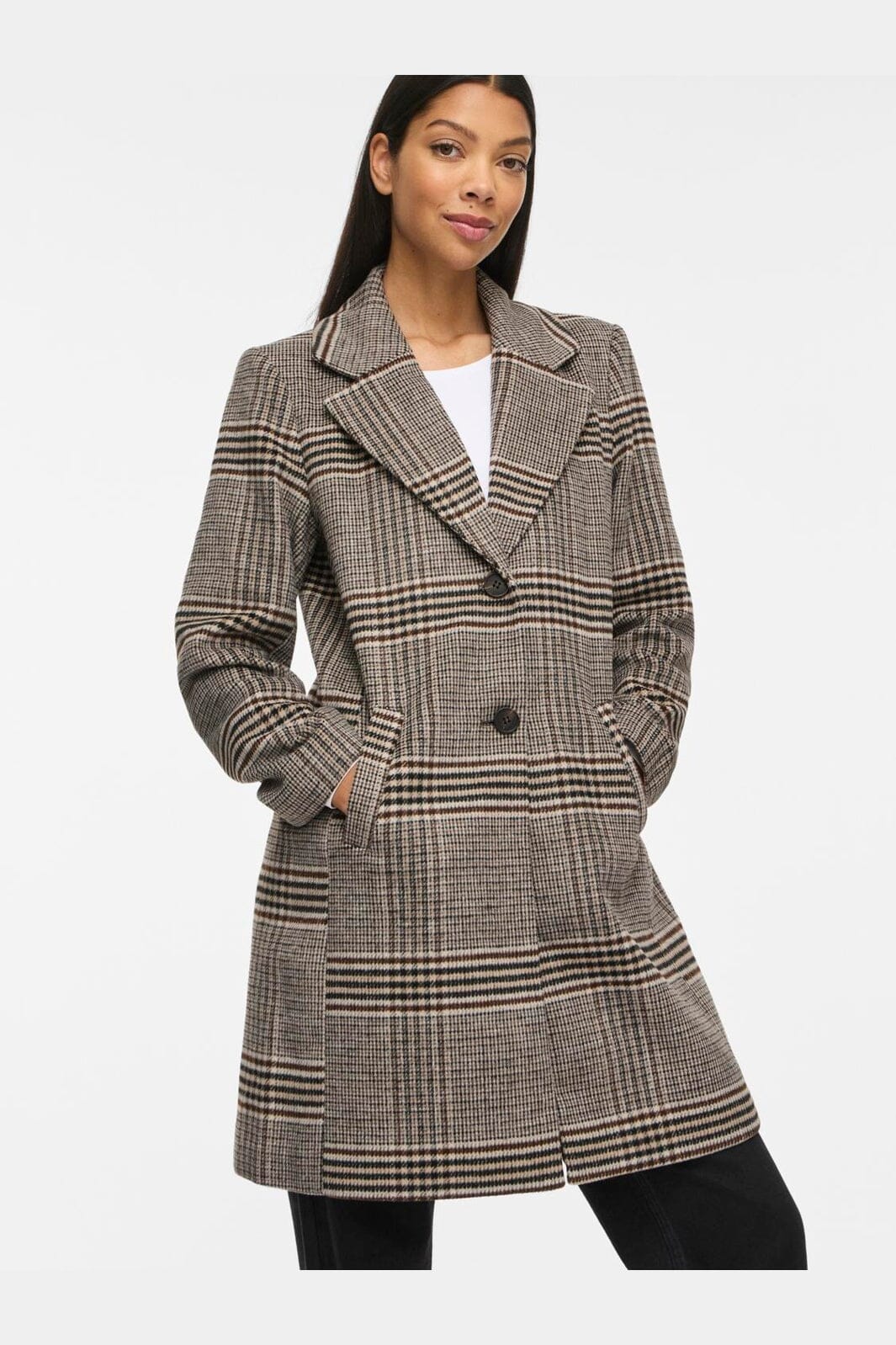 Vila - Vileova L/S Button Coat - 5063647 Coffee Bean Anna