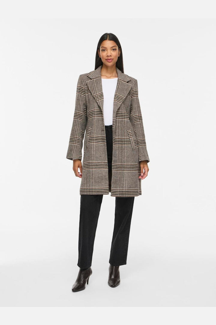 Vila - Vileova L/S Button Coat - 5063647 Coffee Bean Anna