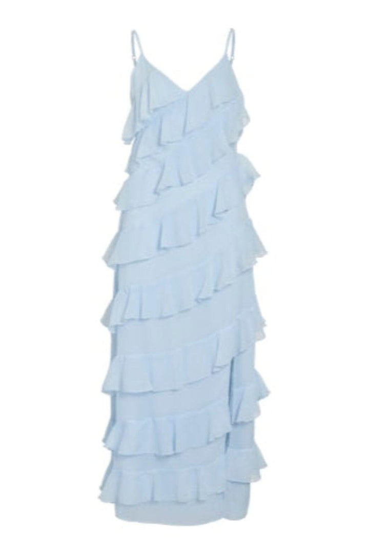 Vila - Viluna Strap Ankle Dress/Ka - 4970430 Cashmere Blue Kjoler 