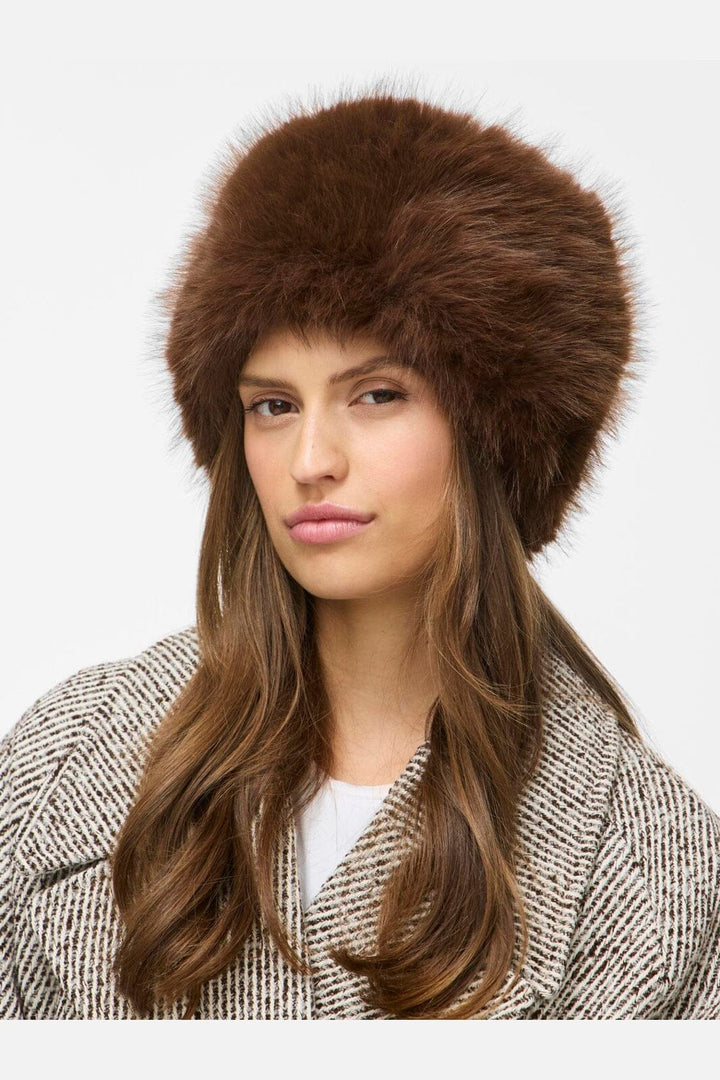 Vila - Vimolly Pillbox Hat /Ef - 5191628 Coffee Bean