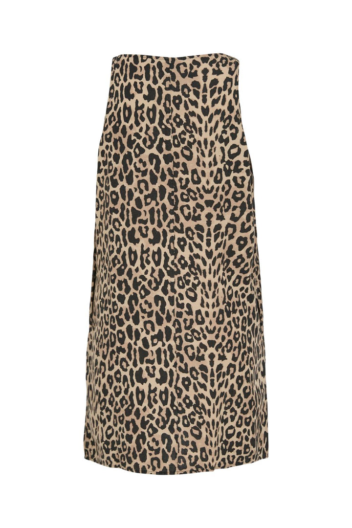 Vila - Viprisilla Pri S/L Boatneck Dress/Vol/2 - 4965938 Birch Leo