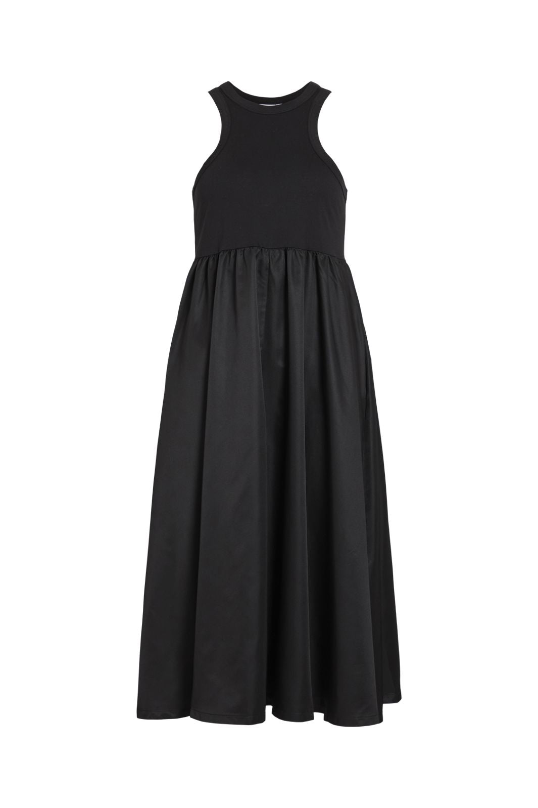 Vila - Visonja S/L Midi Dress - 4912208 Black