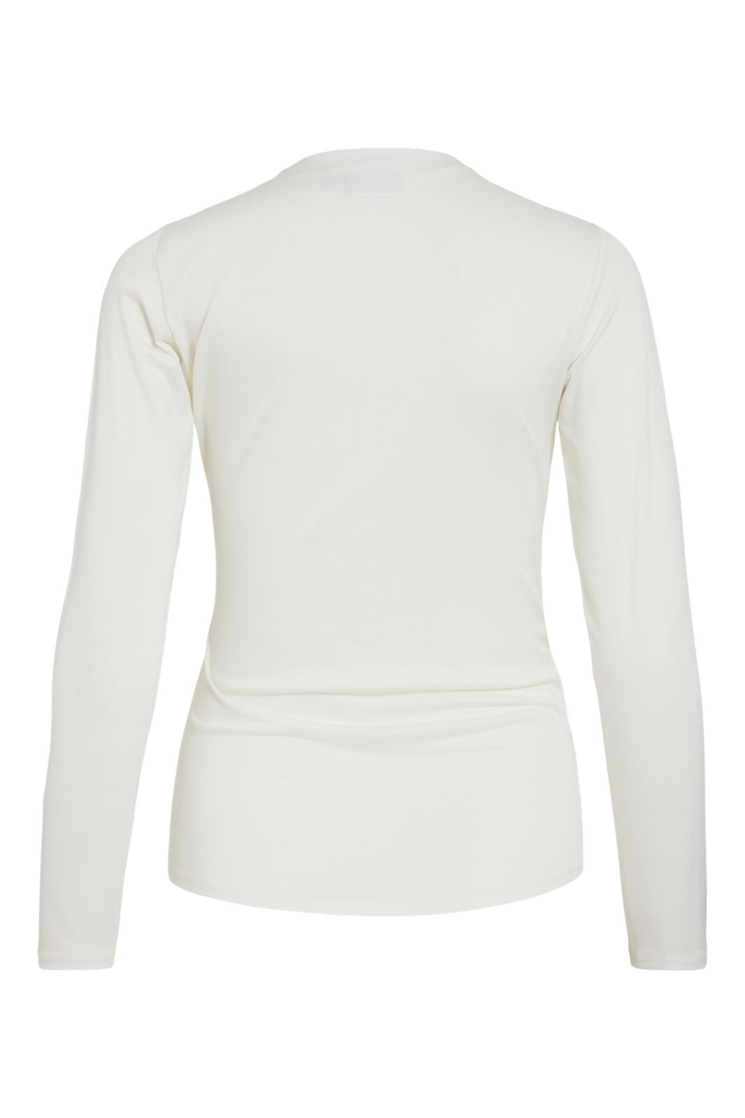 Vila - Vizurna Funnelneck L/S Top/R - 4864247 Cloud Dancer