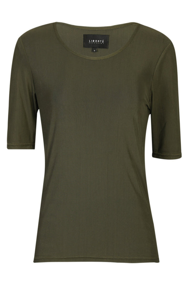 Liberte - Mesh Ss Tshirt 22064 - Army