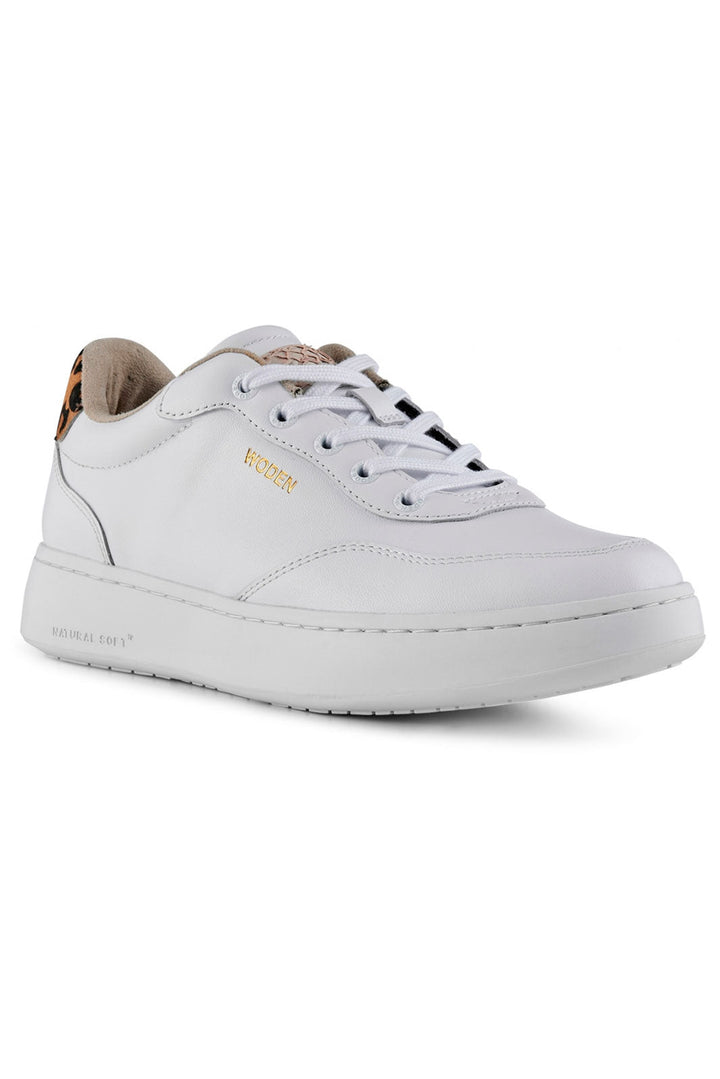 Woden - Evelyn Leather - 300 Bright White Sneakers 