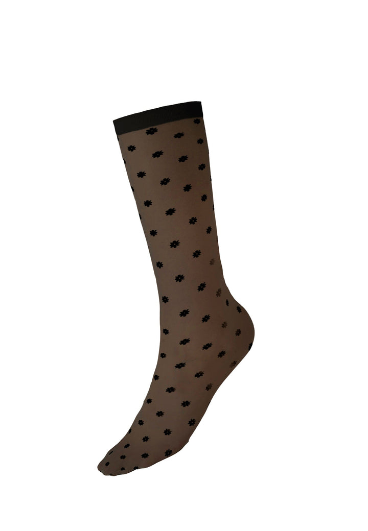 Wolford - Daisy Socks 48113 - 9180 Black/black Strømper 