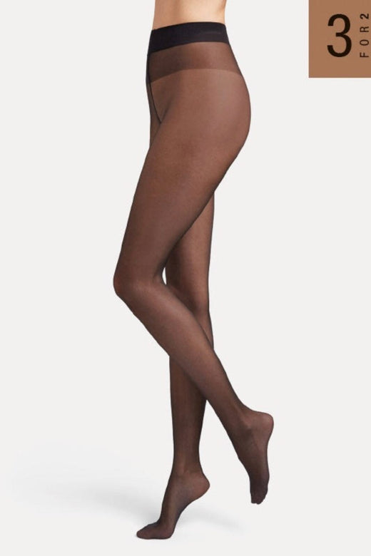 Wolford - Satin Touch 20 Comfort Tights (3 Units) 14807 - 7005 Black Strømpebukser 