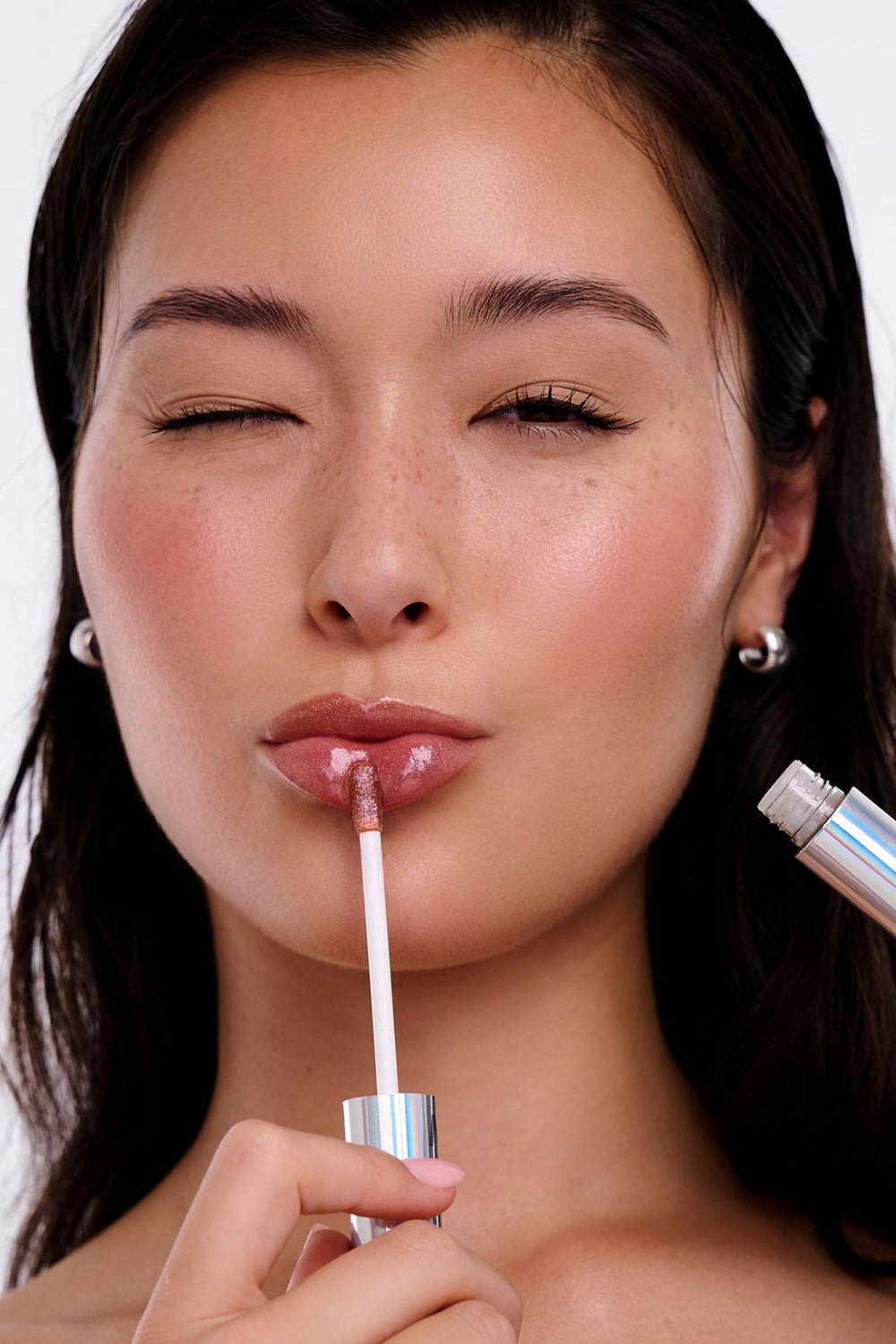 Wonderskin - Wonder Blading Top Gloss - Gold Glitter WS-TP-GLG Lipgloss 
