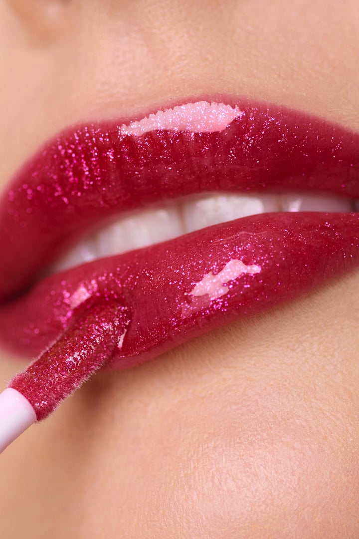 Wonderskin - Wonder Blading Top Gloss - Red Glitter WS-TP-GLR Lipgloss 