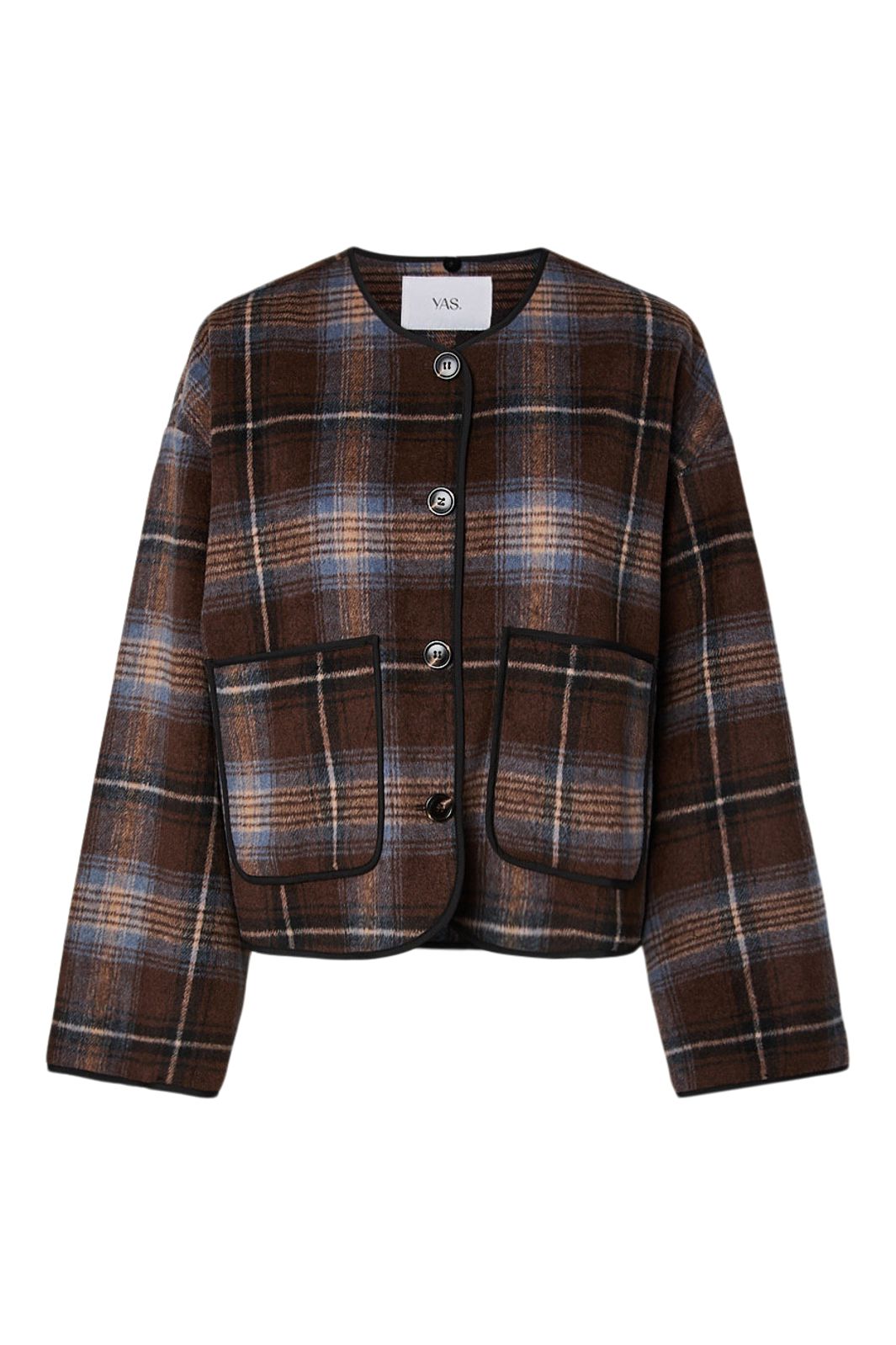 YAS - Yascalino Ls Scarf Jacket - 5126278 Carafe Calino Checks