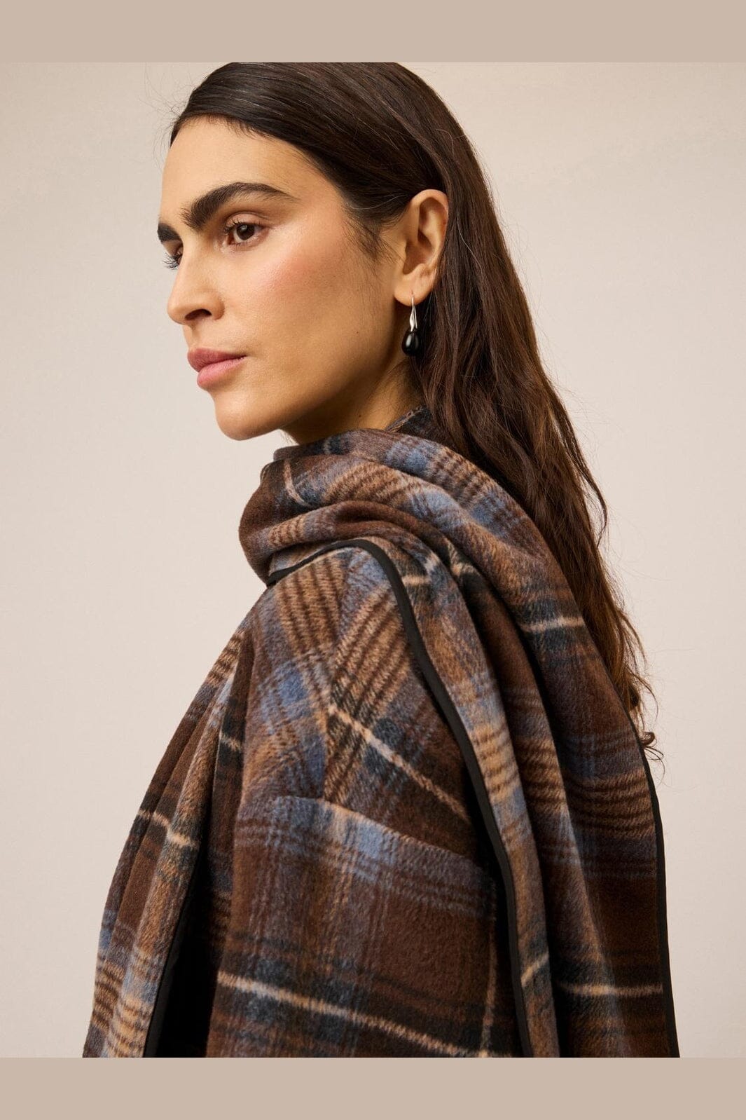YAS - Yascalino Ls Scarf Jacket - 5126278 Carafe Calino Checks