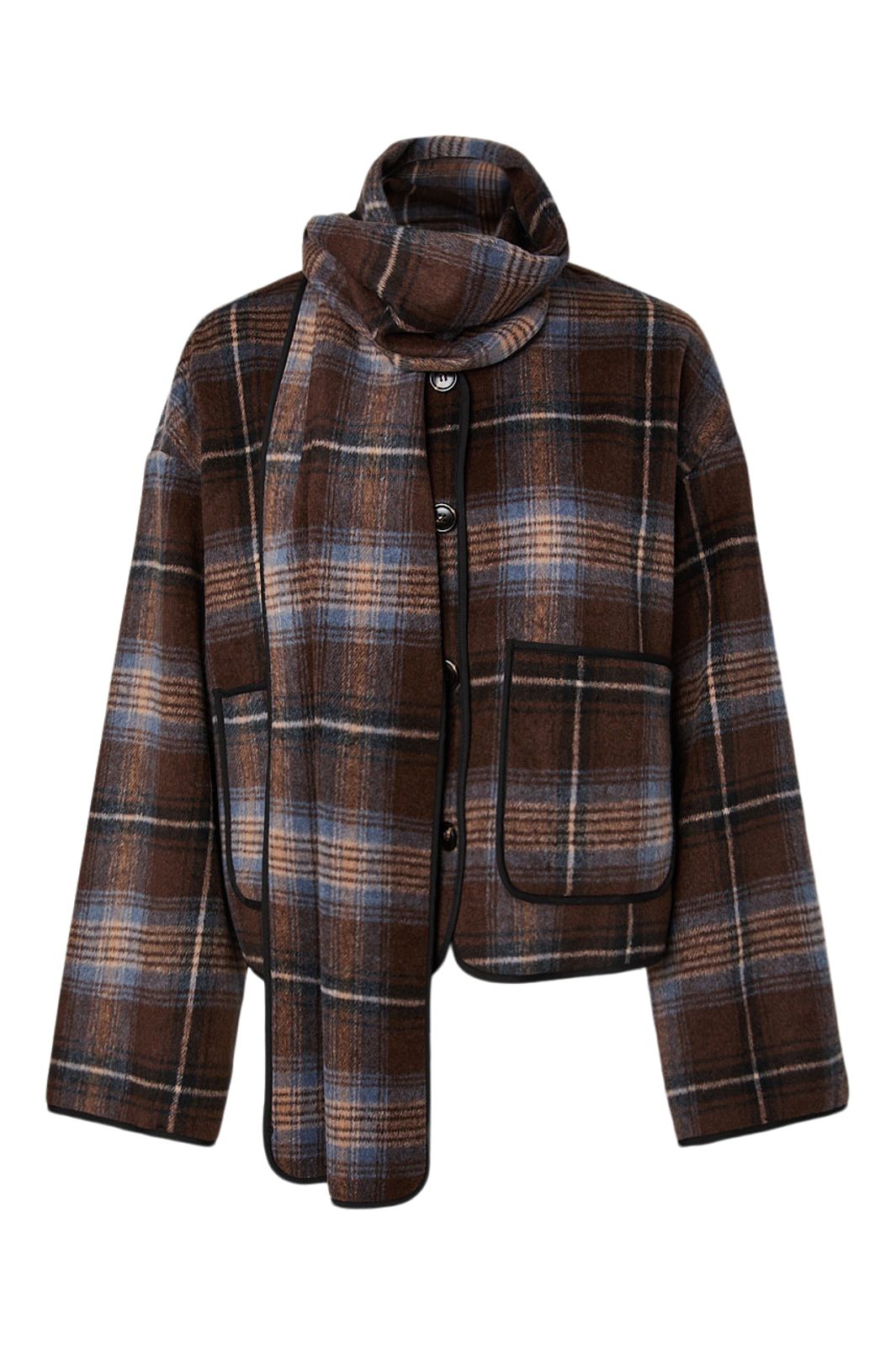 YAS - Yascalino Ls Scarf Jacket - 5126278 Carafe Calino Checks
