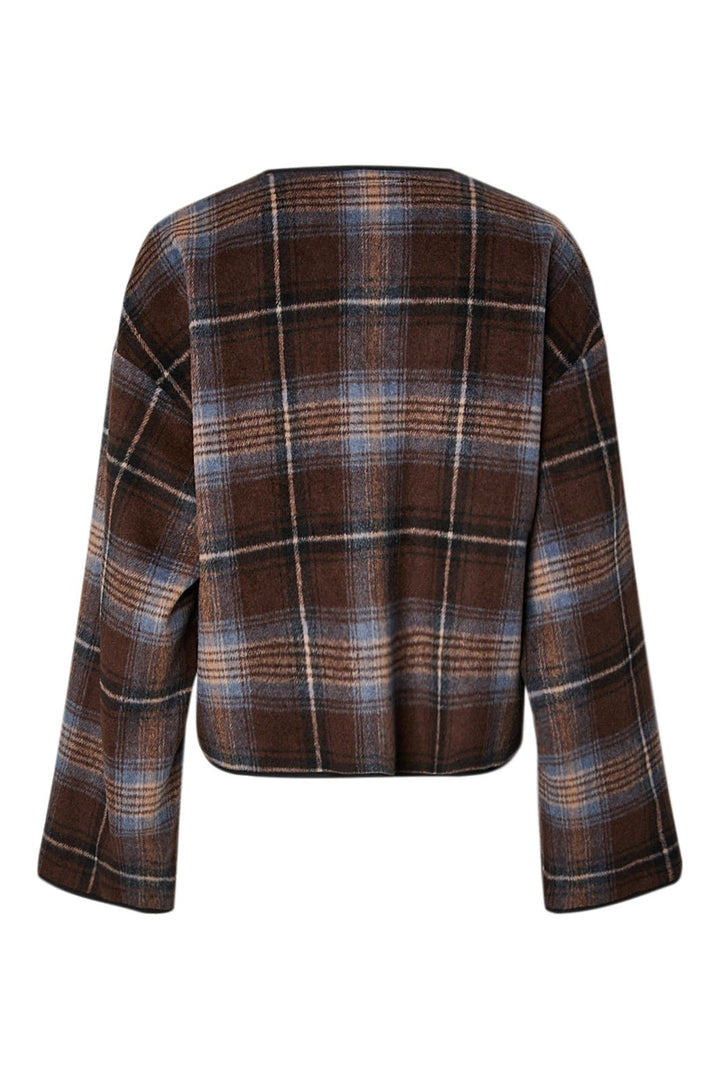 YAS - Yascalino Ls Scarf Jacket - 5126278 Carafe Calino Checks