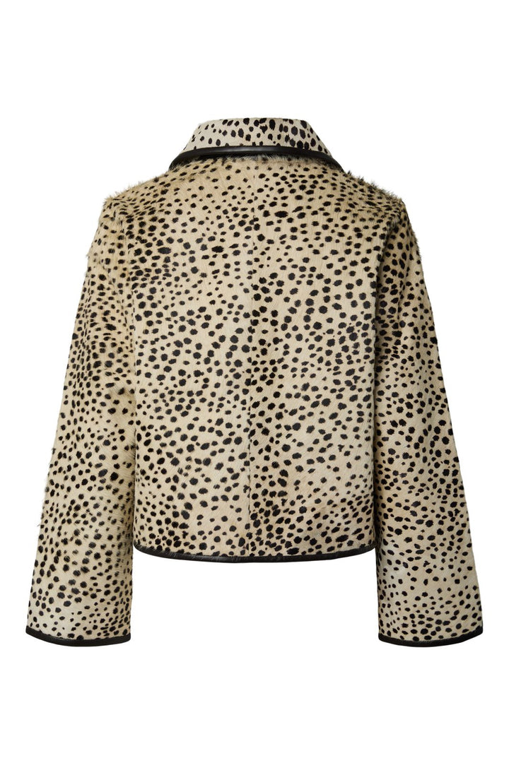 YAS - Yascheemi Ls Leather Jacket - 5217206 Sea Pearl Cheemi Print