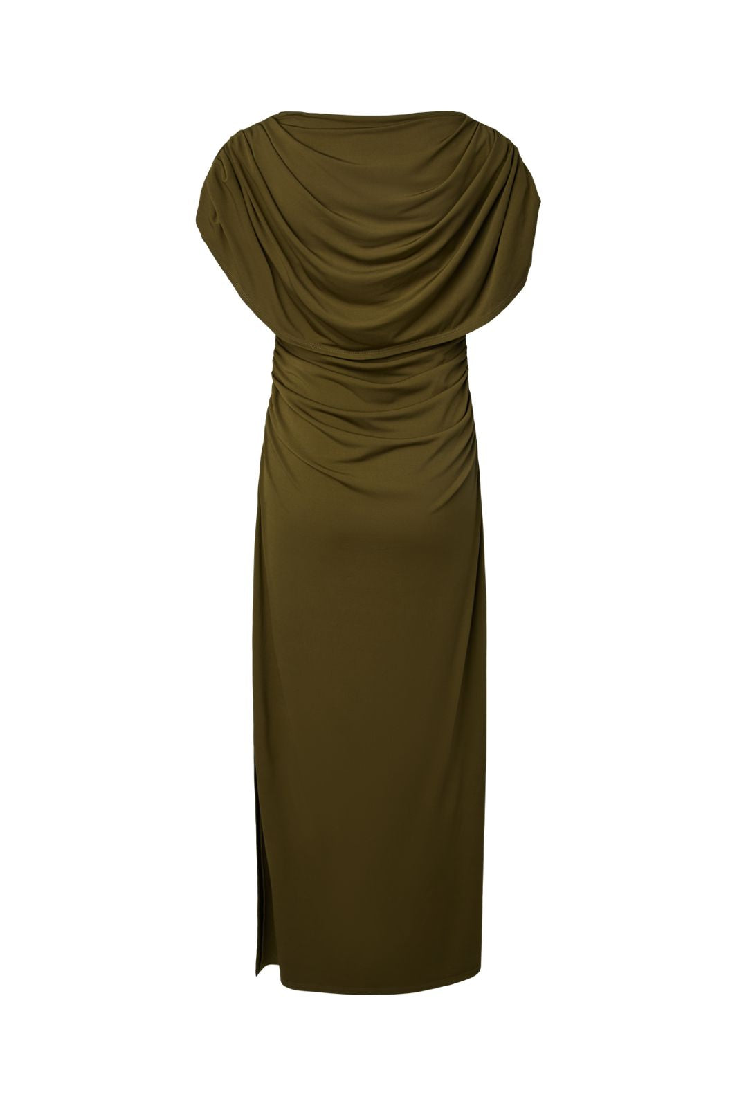 YAS - Yasdrala Cape Maxi Dress - 5244115 Dark Olive