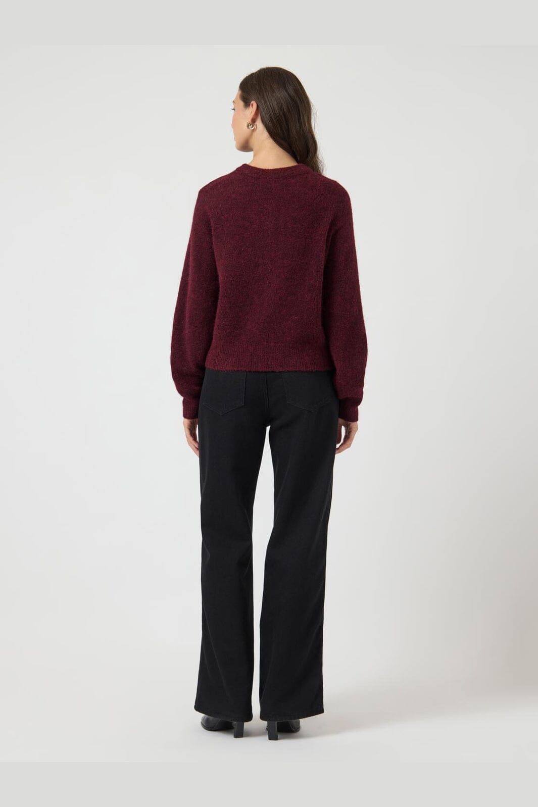 YAS - Yasjohi Ls Wool Blend Cardigan - 4972529 Port Royale