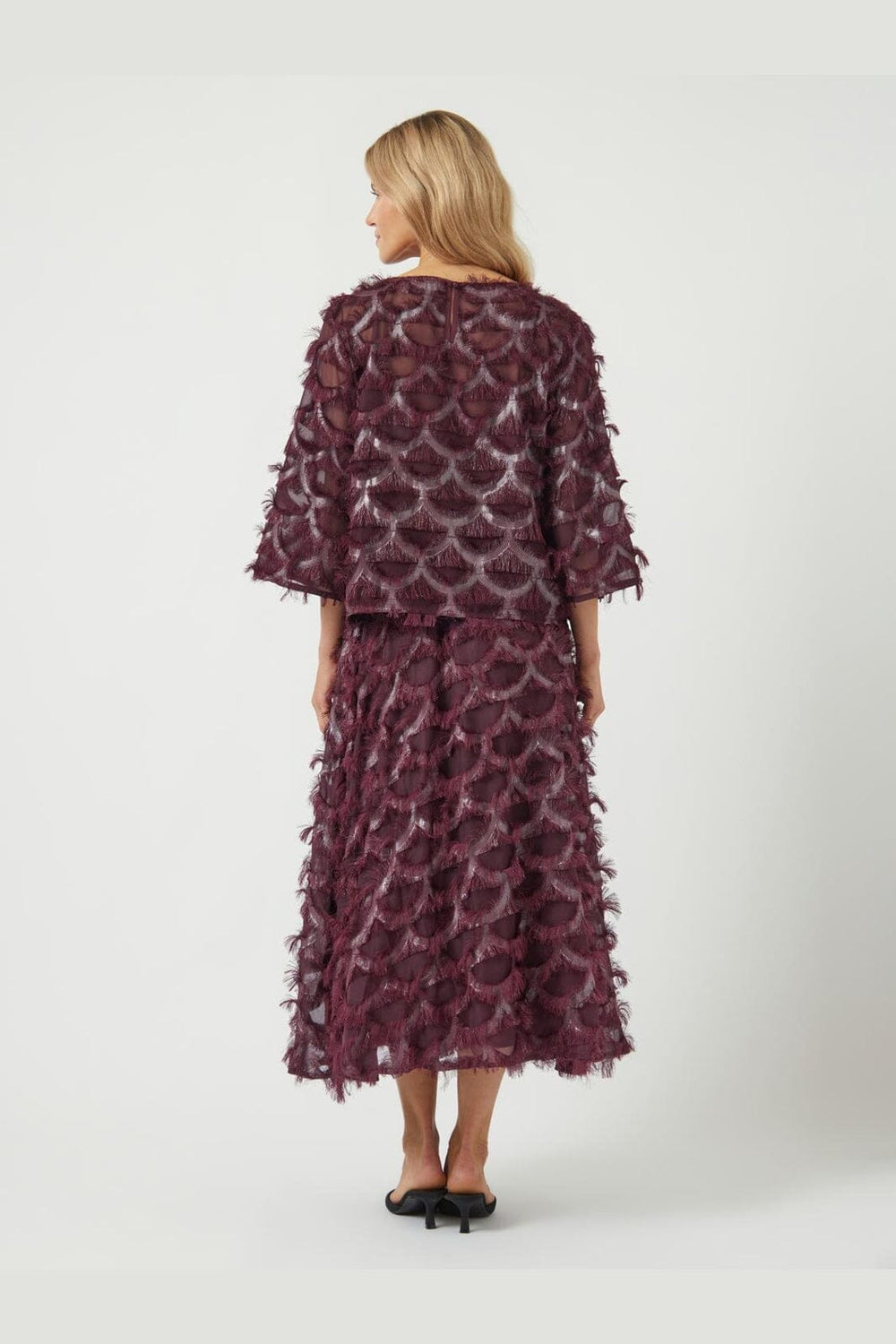 YAS - Yaspazilla 3/4 Top - 4875444 Port Royale W Metallic