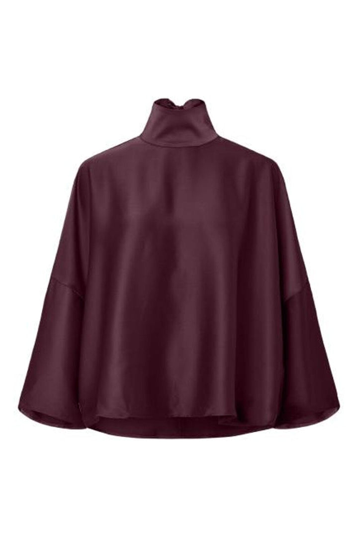 YAS - Yaspelana Ls Tie Top - 5123307 Fig
