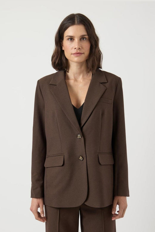 YAS - Yasreemaj Ls Blazer - 4961528 Chocolate Brown