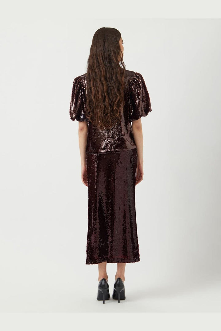 YAS - Yasroyalina Hmw Sequin Ankle Skirt -Show - 4845878 Port Royale W Sequins