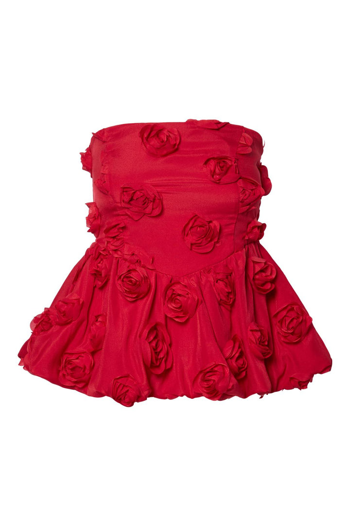 Y.A.S - Yasstila Bustier Top - 4853712 Jester Red