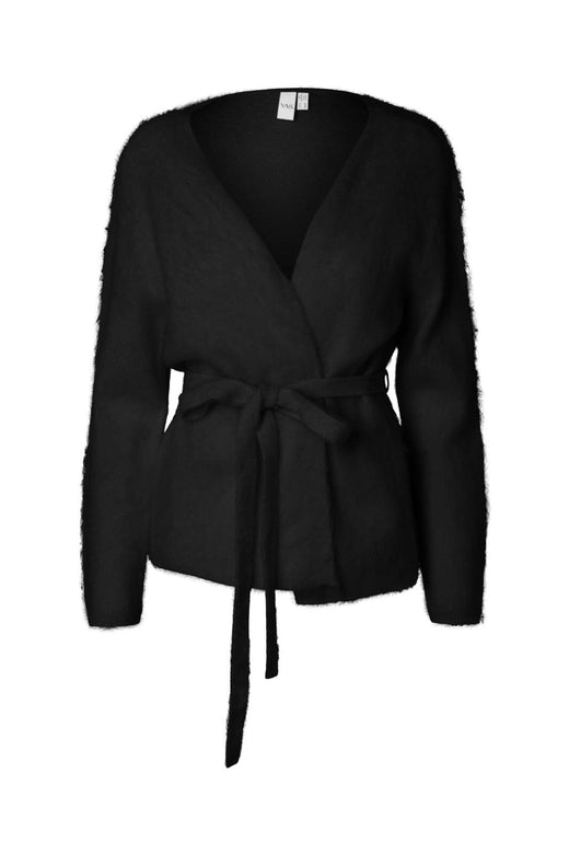 YAS - Yastilde Ls Belt Knit Cardigan - 5167085 Black