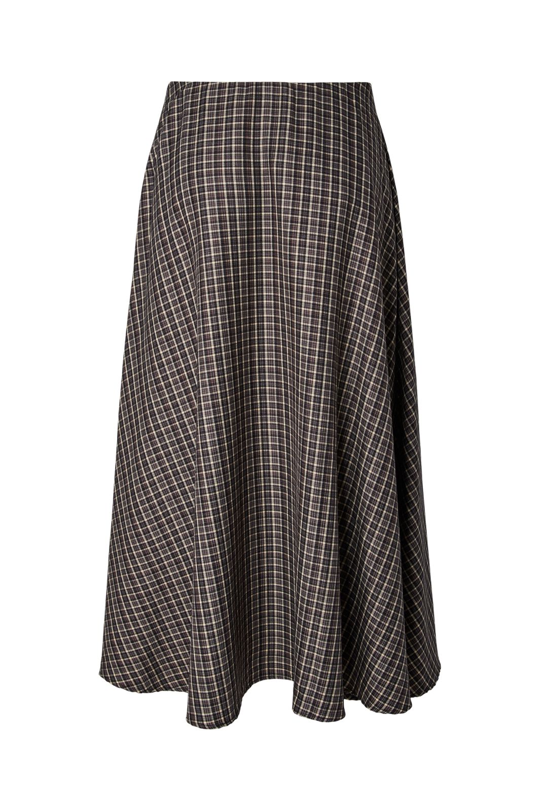 YAS - Yastulva Long Skirt - 5128241 Black Tulva Check