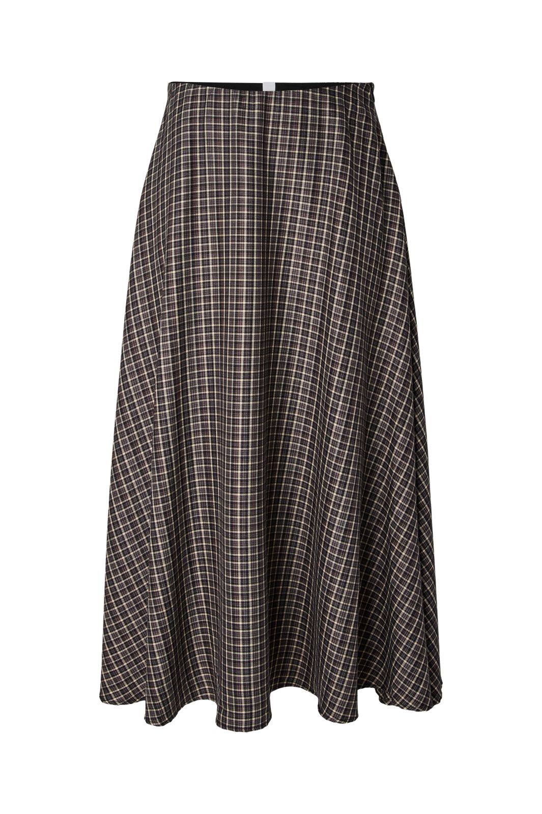 YAS - Yastulva Long Skirt - 5128241 Black Tulva Check