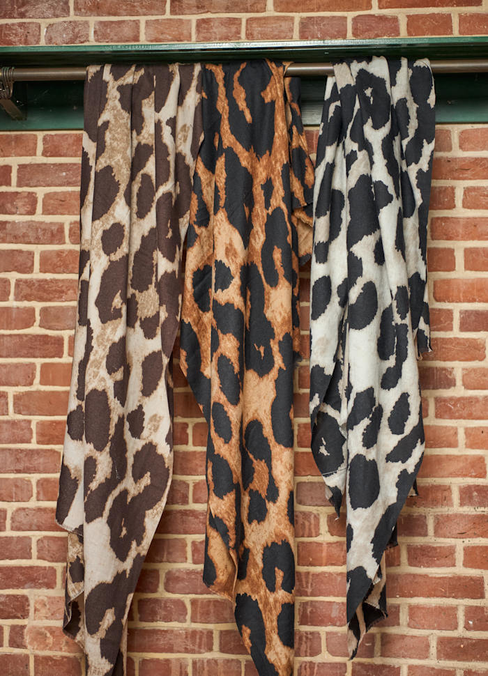 Black Colour - Bcfawn Leo Winter Scarf 208414 - Natural